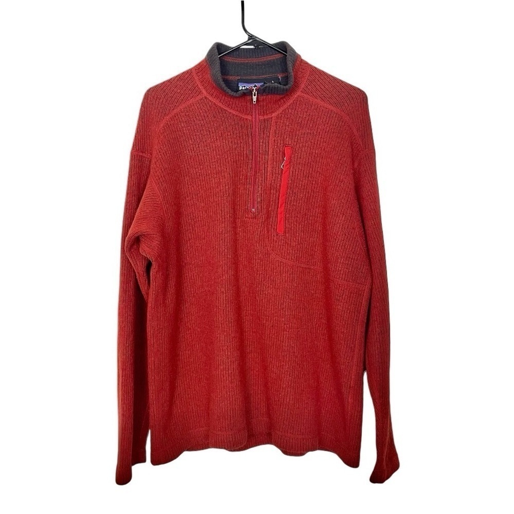 Patagonia Vintage Oberland Pullover Color Deep Cayenne - Picture 7 of 8